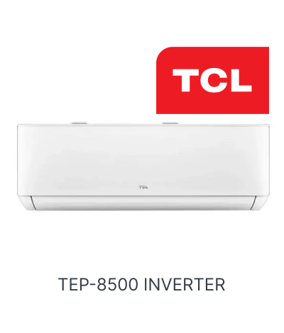 Aire Acondicionado Inverter TCL 8500w Frio Calor Gas R32 TEP-8500FCSD/TPRO INV-SK